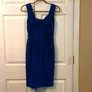 Adrianna Papell royal blue  fitted dress 
Sz 4